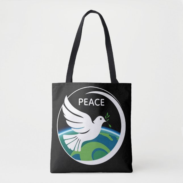 TAUBE DES FRIEDENS  TASCHE (Vorderseite)