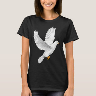 Taube des Friedens Weiße Taube Handgezeichnete Gra T-Shirt
