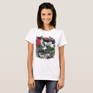 Taube, die die palästinensische Flagge ohne Oliven T-Shirt