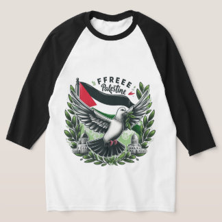 Taube frei Palästinafahne, Palästinenser Gerettet T-Shirt