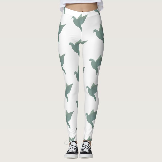 Taube, Friede , Taube Art Leggings (Vorderseite)