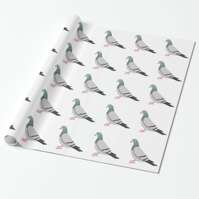 Taube Geschenkpapier (Ungerollt)