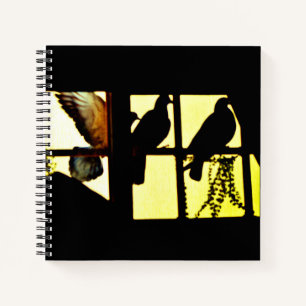 Taube im Flug Notizbuch