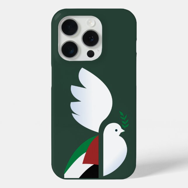 Taube mit der palästinensischen Flagge Case-Mate iPhone Hülle (Rückseite)
