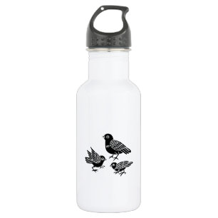 Taube mit Kindern Trinkflasche