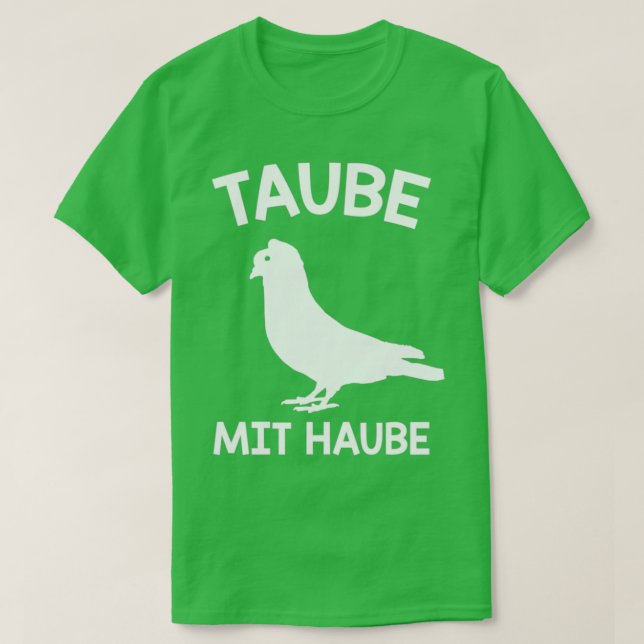 Taube mit Tauben 6 T-Shirt (Design vorne)