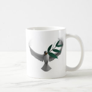 Taube-olivebranch Kaffeetasse