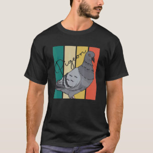 Taube "Retro Pigeon Animal Taube Breeder Bird Taub T-Shirt