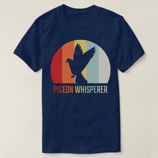 Taube Retro Vintag 2 T-Shirt (Design vorne)