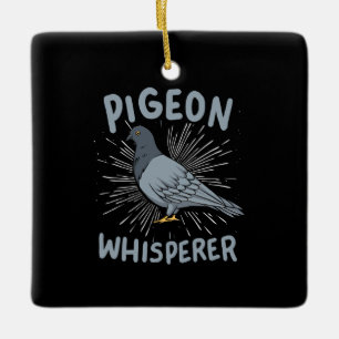 Taube - TaubenWhisperer Keramikornament
