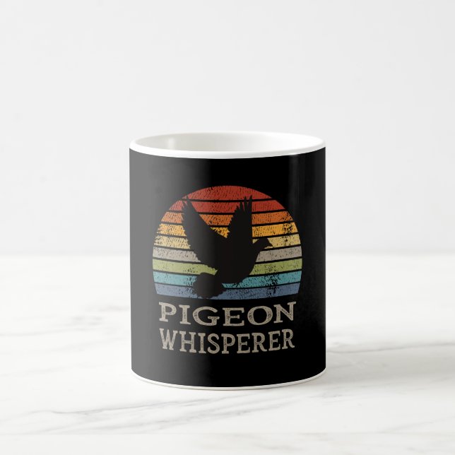 Taube - TaubenWhisperer Retro Kaffeetasse (Mittel)