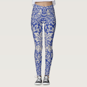Taube und Kaninchen, William Morris Leggings