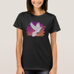 Taube Züchter Dove Bird Retro Taube T-Shirt