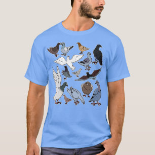 Taube züchtet Vögel Geschenk lustige Renntauben 2 T-Shirt