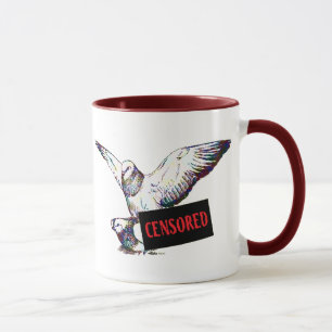 Tauben-Anschluss:  Zensiert! Tasse