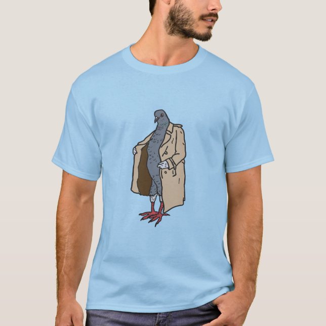 Tauben Blitzer T-Shirt (Vorderseite)