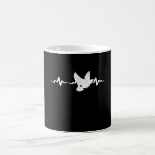 Tauben Brieftaube Herzschlag Kaffeetasse
