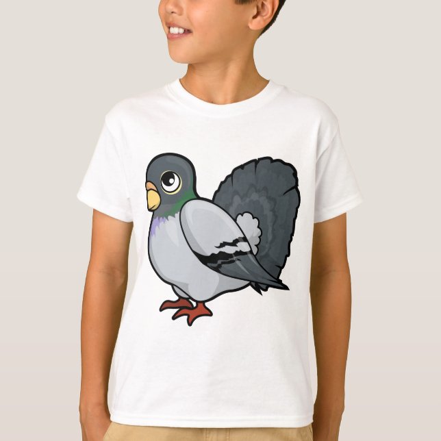 Tauben-Entwurf T-Shirt (Vorderseite)