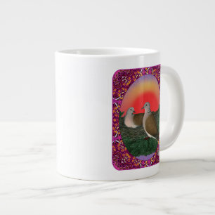 Tauben Gerahmt Jumbo-Tasse