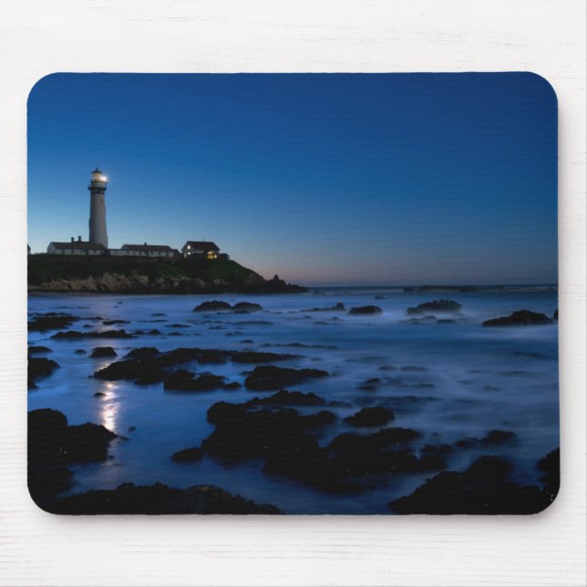 Tauben-Punkt-Leuchtturm | Half Moon Bay, Ca Mousepad (Vorne)