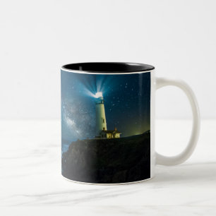 Tauben-Punkt-Licht-Station, Ca Zweifarbige Tasse
