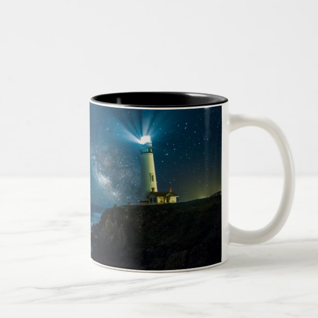 Tauben-Punkt-Licht-Station, Ca Zweifarbige Tasse (Rechts)