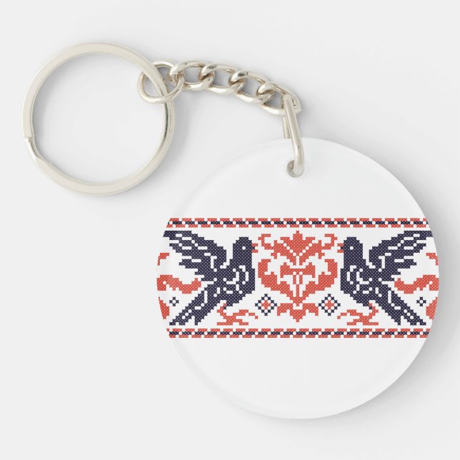 Tauben Schlüsselanhänger (Vorderseite)