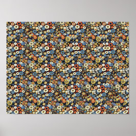 TAUBEN-STEREOGRAMM 40,6 cm x 30,5 cm, ohne Rahmen Poster