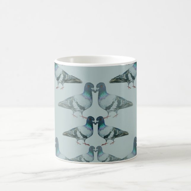 Tauben-Tasse Kaffeetasse (Mittel)