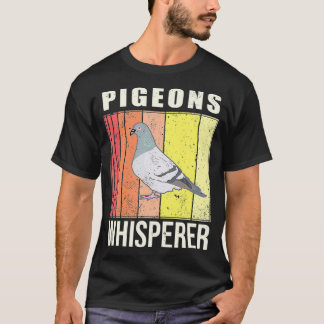 Tauben WHISPERER Vogeltaube Sportclub T-Shirt