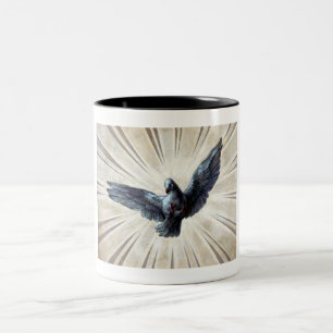 tauben zweifarbige tasse