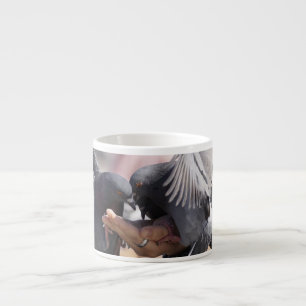 Taubenbilder Farbige Flügel Foto Für Vogel Liebhab Espressotasse