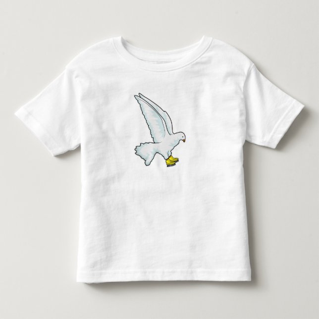 Taubeneis Skaten Ice Skate Kleinkind T-shirt (Vorderseite)