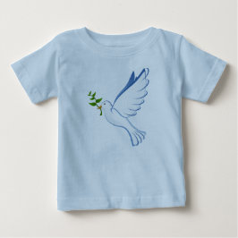 Taubenfriedung Olivenzweig Baby T-shirt