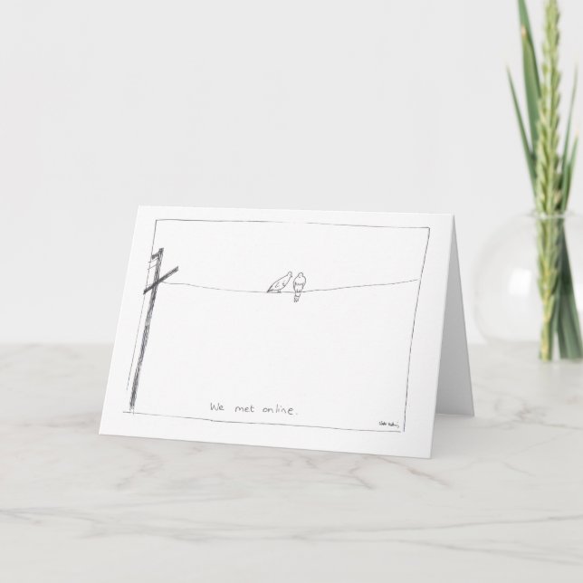 Taubengrußkarte Karte (Vorderseite)