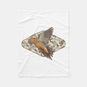 Taubenjagd Alte Camouflage Jäger Camouflage Männer Fleecedecke