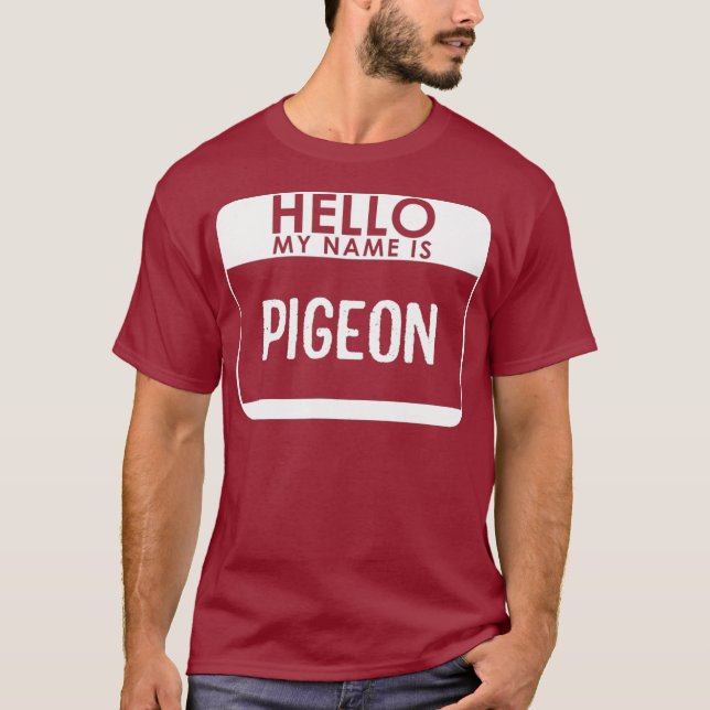 Taubenkostüm Witzig Leichte Last Minute Halloween T-Shirt (Vorderseite)
