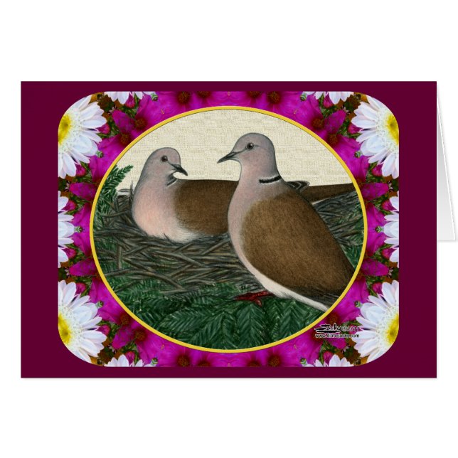 Taubennest und Blume (Vorderseite (Horizontal))