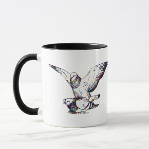 Taubenpaarung Tasse