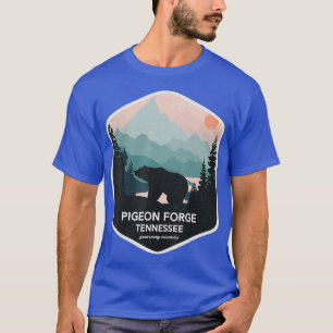 Taubenschmiede Große, rauchige Berge Tennessee T-Shirt