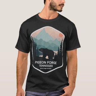 Taubenschmiede Große, rauchige Berge Tennessee T-Shirt