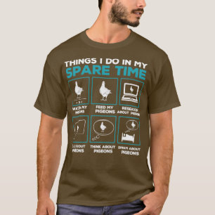 Taubenzuchttaube Fanciers Tauben 4 T-Shirt