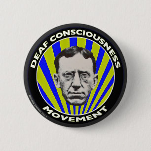Tauber Bewusstseins-Bewegungsknopf Button