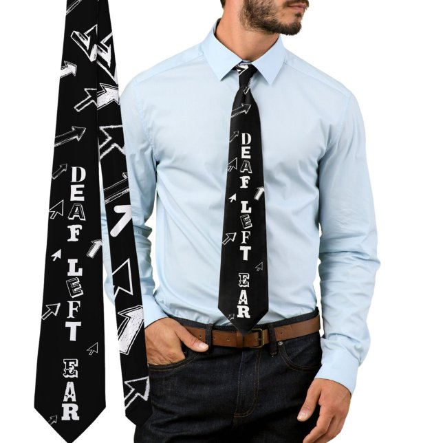 Taubhaftes links Ohr Schwerhörigkeit Krawatte (Von Creator hochgeladen)