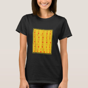 Taubheit Alphabet Gebärdensprache Taube Gestu Gehö T-Shirt