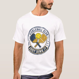 Tauch es einfach lustiger Retro-Pickleball-Club-Ab T-Shirt