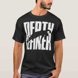 Tauch-Sporttauchen-Freediving-Tiefenmesser T-Shirt