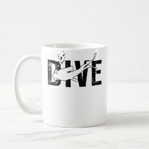 Tauch-Sporttaucher-Taucher Kaffeetasse