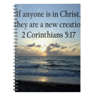 TAUCHEN 2 KORINTHIANER 5:17 OZEANSONENREISE NOTIZBLOCK