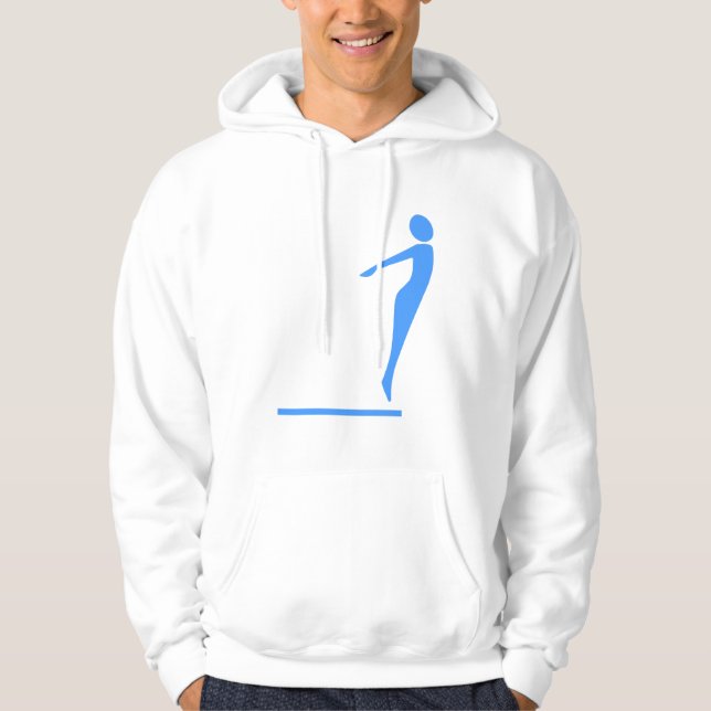 Tauchen Abbildung: Baby Blue Hoodie (Vorderseite)